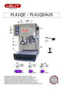 Manual LELIT PL41QEAUS Anna Espressor