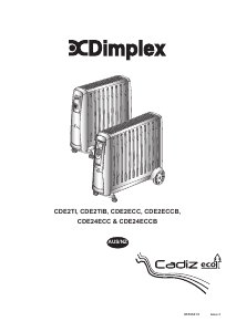 Handleiding Dimplex CDE2ECCB Kachel