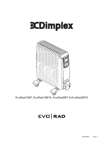 Manual Dimplex EVORAD2BTA Heater