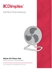 Handleiding Dimplex DCFF40GBLK Ventilator