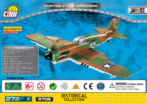 Mode d’emploi Cobi set 5706 Small Army WWII Curtiss P-40E Warhawk