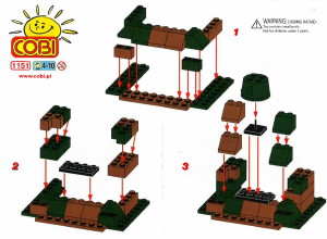 Bedienungsanleitung Cobi set 1151 Small Army Anti Hubschrauber Abwehr