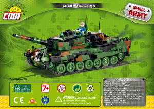 Bruksanvisning Cobi set 2618 Small Army Leopard 2 A4