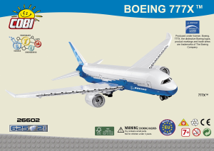 Manuale Cobi set 26602 Boeing 777X