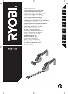 Manual Ryobi OGS1822 Hedgecutter