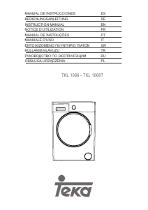 Manual de uso Teka TKL 1068T Lavadora