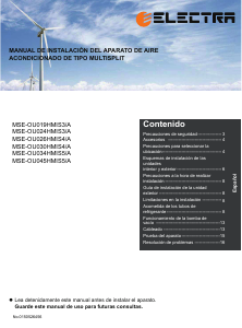 Manual de uso Electra MSE-OU045HMIS3/A Aire acondicionado