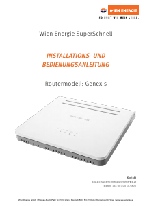 Bedienungsanleitung Genexis Platinum 7840 (Wien Energie) Router
