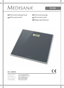 Bedienungsanleitung Medisana PS 414 Waage