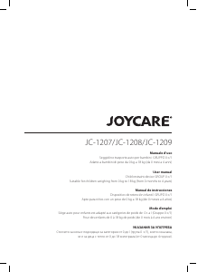 Manuale Joycare JC-1207 Spiritoso Seggiolino per auto