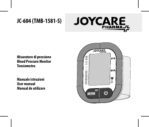 Handleiding Joycare JC-604 Bloeddrukmeter