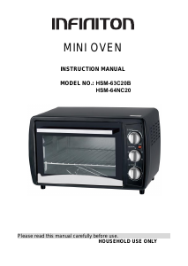 Manual Infiniton HSM-63C20B Oven