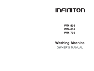 Manual Infiniton WM-703 Washing Machine