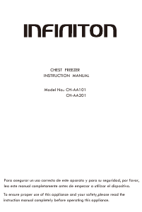 Manual Infiniton CH-AA101 Congelador