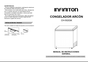 Manual Infiniton CH-502GK Congelador