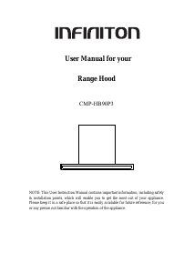 Manual de uso Infiniton CMP-HB90P3 Campana extractora