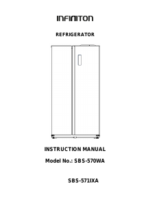 Handleiding Infiniton SBS-570WA Koel-vries combinatie