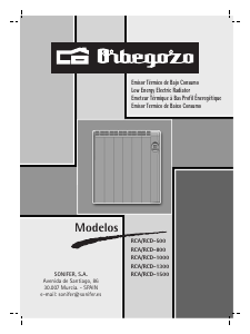Manual Orbegozo RCA-1000 Aquecedor