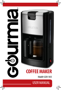 Bruksanvisning Gourmia GCM1835 Kaffebryggare