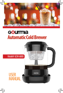 Bruksanvisning Gourmia GCM6800 Kaffebryggare
