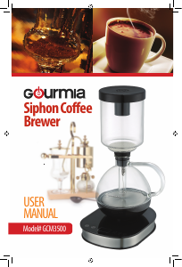 Manual Gourmia GCM3500 Coffee Machine