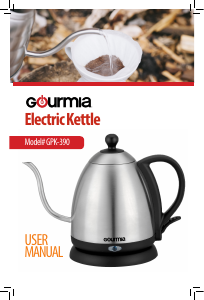 Bruksanvisning Gourmia GPK390 Vattenkokare