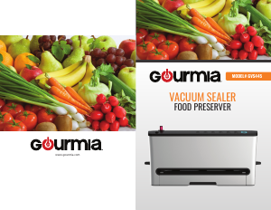 Bruksanvisning Gourmia GVS445 Vakuumpackare