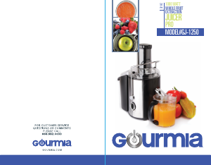Bruksanvisning Gourmia GJ1250 Juicepress