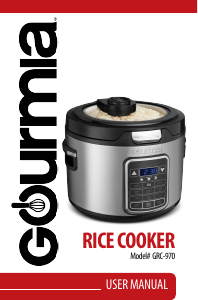 Bruksanvisning Gourmia GRC970 Riskokare
