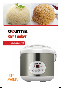 Bruksanvisning Gourmia GRC770 Riskokare