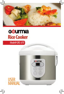 Bruksanvisning Gourmia GRC670 Riskokare
