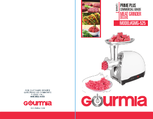 Bruksanvisning Gourmia GMG525 Köttkvarn
