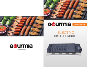Bruksanvisning Gourmia GEG1800 Bordgrill