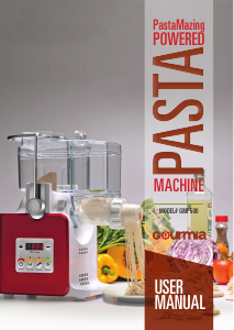Bruksanvisning Gourmia GPM500 Pastamaskin