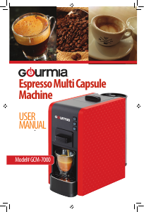 Bruksanvisning Gourmia GCM7000 Espressomaskin