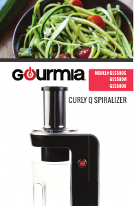 Bruksanvisning Gourmia GES580S Spiralskärare