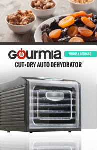 Bruksanvisning Gourmia GFD1650B Mattorkare
