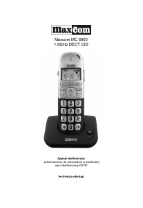 Instrukcja Maxcom MC6900 Telefon bezprzewodowy