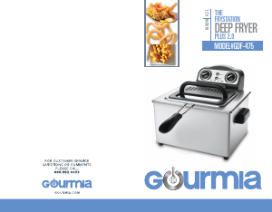 Manual Gourmia GDF475 Deep Fryer