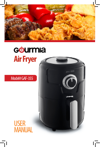 Bruksanvisning Gourmia GAF355 Fritös