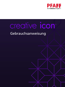 Bedienungsanleitung Pfaff creative icon Nähmaschine