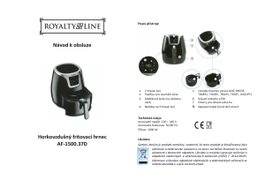 Manuál Royalty Line AF-1500.37D Fritéza