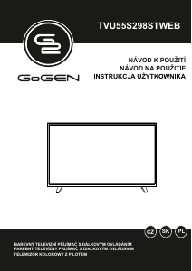 Instrukcja GoGEN TVU55S298STWEB Telewizor LED