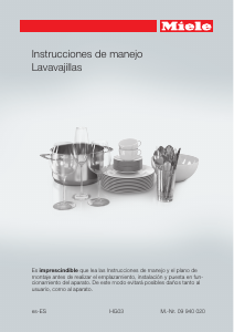 Manual de uso Miele G 4212 SC Lavavajillas