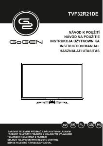 Használati útmutató GoGEN TVF32R21DE LED-es televízió