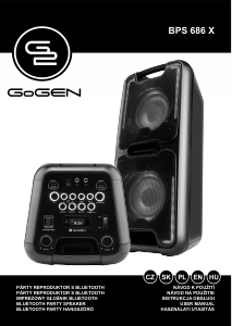 Manuál GoGEN BPS 686X Reproduktor