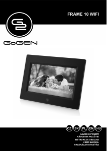 Bruksanvisning GoGEN FRAME10WIFI Digital fotoram