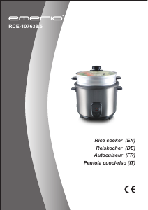 Bruksanvisning Emerio RCE-107638.5 Riskokare