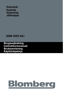 Bruksanvisning Blomberg SSM 4550 X Kylskåp
