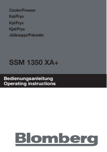 Handleiding Blomberg SSM 1350 X Koelkast